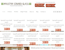 Tablet Screenshot of houstonstainedglass.com